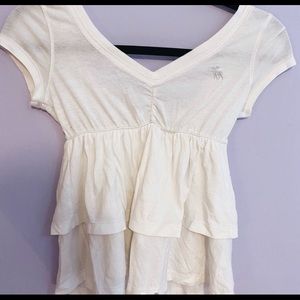 ✨ vintage Abercrombie early 2000s white top ✨